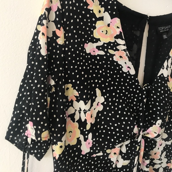 Topshop Floral Tea Dress - Picture 5 of 5